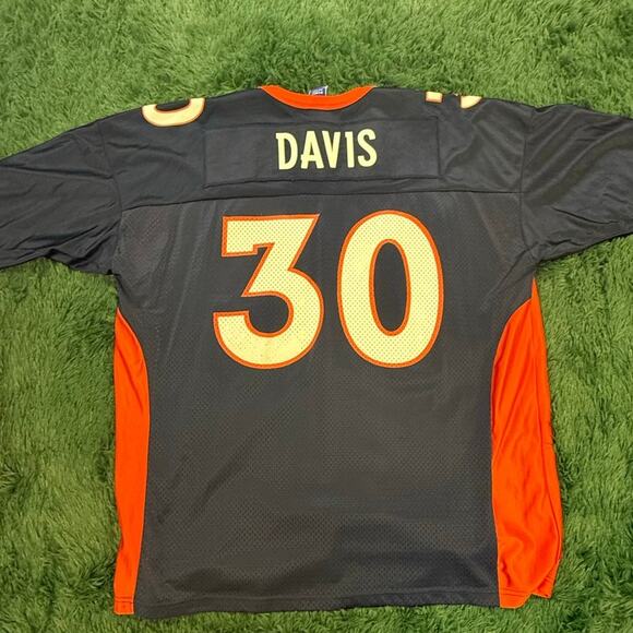 Denver Broncos Terrell Davis Blue & Orange Jersey Size XL NFL UNISEX 90s - Picture 4 of 4